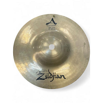 Used Zildjian 8in A Custom Splash Cymbal