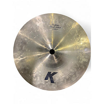 Used Zildjian 8in custom dark splash Cymbal