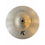 Used Zildjian 9in K Custom Hybrid Splash Cymbal 26