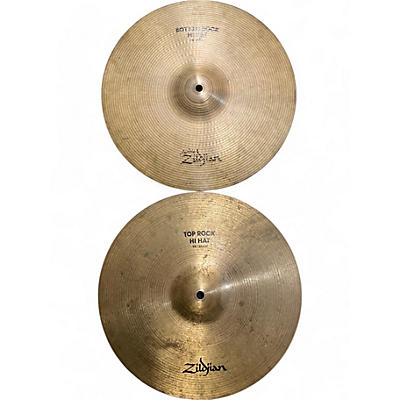 Zildjian Used Zildjian Avedis Hi Hat Pair Cymbal