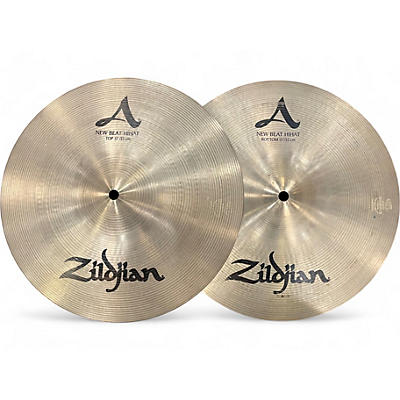 Zildjian Used Zildjian New Beat Hi Hat Pair Cymbal