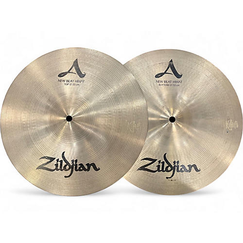 Zildjian Used Zildjian New Beat Hi Hat Pair Cymbal 31