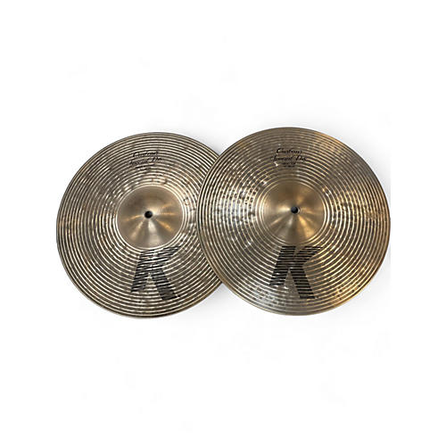 Zildjian Used Zildjian k custom special dry hi hat pair Cymbal 33