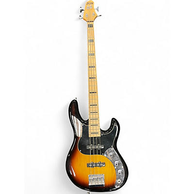 Used Zon mosaic mojo burst Electric Bass Guitar