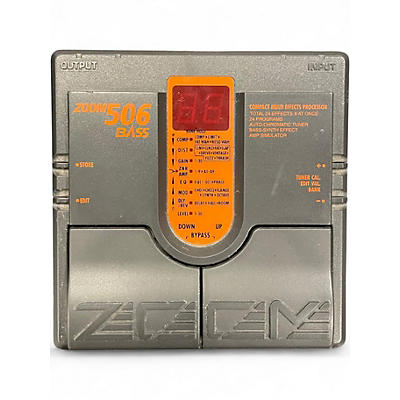 Used Zoom 506 BASS Effect Processor
