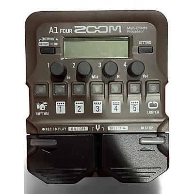Used Zoom A1 Four Acoustic Multi-Effects Processor Pedal