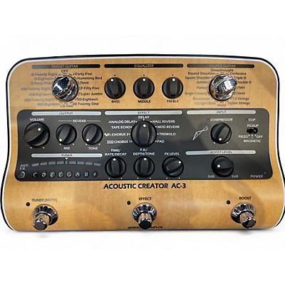 Used Zoom AC-3 Acoustic Creator Pedal