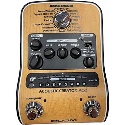 Used Zoom AC2 ACOUSTIC CREATOR Effect Pedal