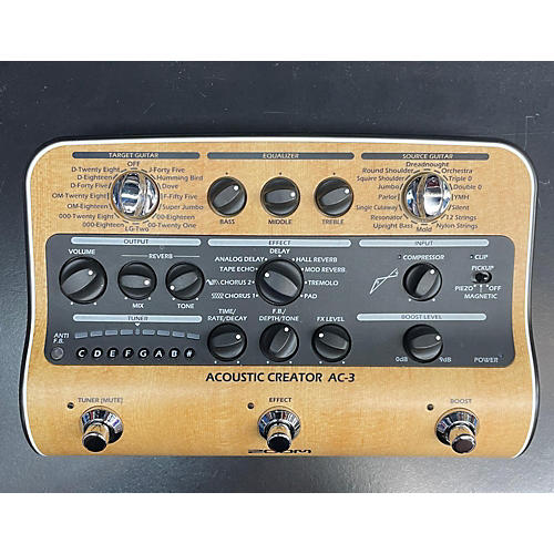 Zoom Used Zoom Acoustic Creator Ac-3 Effect Processor