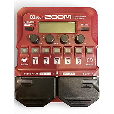 Used Zoom B1 FOUR Bass Effect Pedal