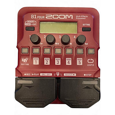 Used Zoom  B1 FOUR Effect Pedal Package