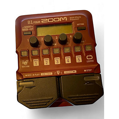 Used Zoom B1 FOUR Effect Processor