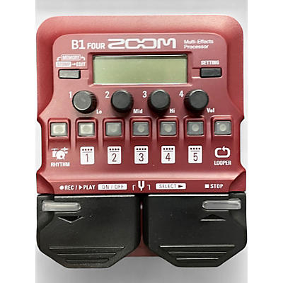 Used Zoom B1 FOUR Effect Processor
