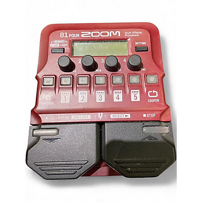 Used Zoom B1 FOUR Effect Processor