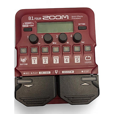 Used Zoom B1 FOUR Effect Processor