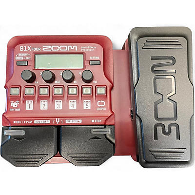 Used Zoom B1X FOUR Bass Effect Pedal