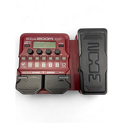 Used Zoom B1X Four Bass Effect Pedal