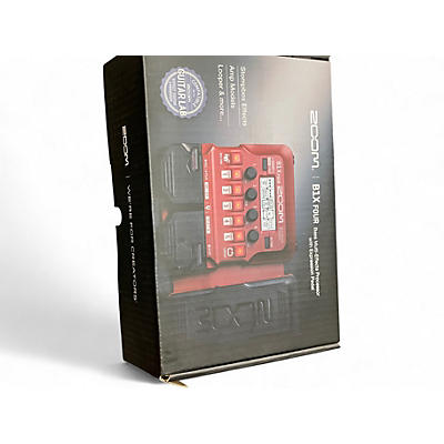 Used Zoom B1X Four Bass Effect Pedal