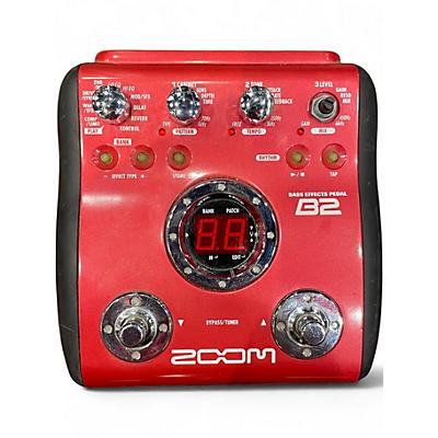 Used Zoom B2 BASS EFFECTS Effect Processor