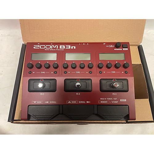 Zoom Used Zoom B3 Bass FX And Amp Simulator Bass Effect Pedal