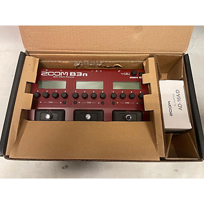 Zoom Used Zoom B3 Bass FX And Amp Simulator Bass Effect Pedal