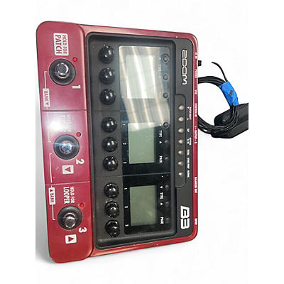 Used Zoom B3 Bass FX And Amp Simulator Bass Effect Pedal