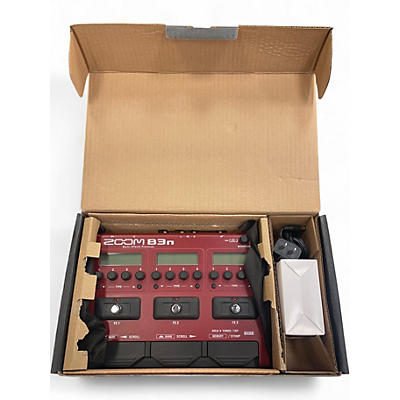 Used Zoom B3 Bass FX And Amp Simulator Bass Effect Pedal