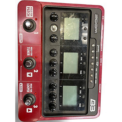 Used Zoom B3 Effect Pedal Package