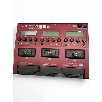 Used Zoom B3N Bass FX And Amp Simulator Bass Effect Pedal