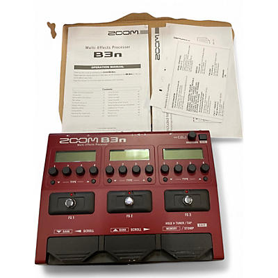 Used Zoom B3n Effect Processor