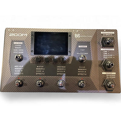 Used Zoom B6 Bass Multi-Effects Processor Effect Processor