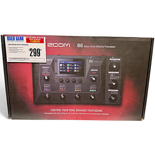 Used Zoom B6 Effect Processor