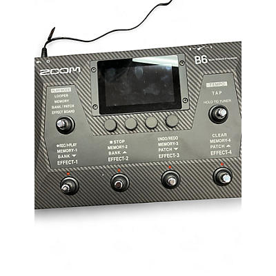 Used Zoom B6 MULTI EFFECTS PROCESSOR Effect Pedal Package