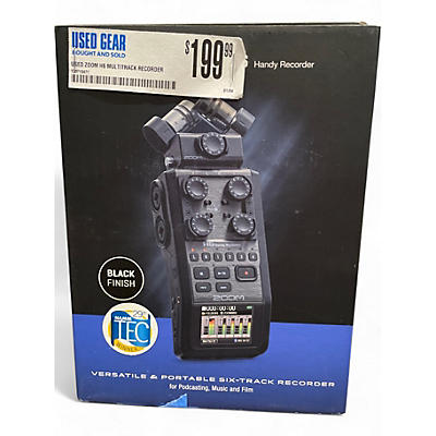 Used Zoom H6 MultiTrack Recorder