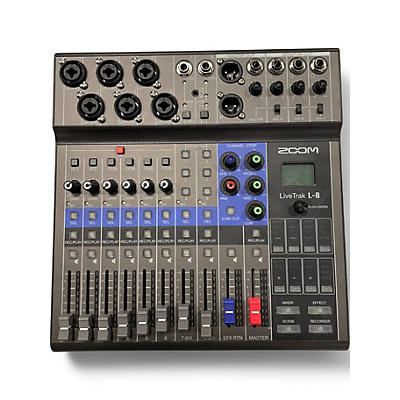 Used Zoom LIVE TRACK L8 Unpowered Mixer