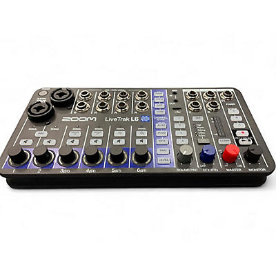 Used Zoom LIVETRAK L6 Unpowered Mixer