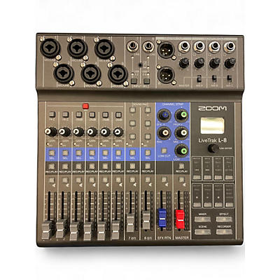 Used Zoom LiveTRAK L-8 Unpowered Mixer