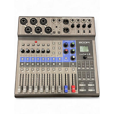 Used Zoom LiveTrak L-8 Unpowered Mixer