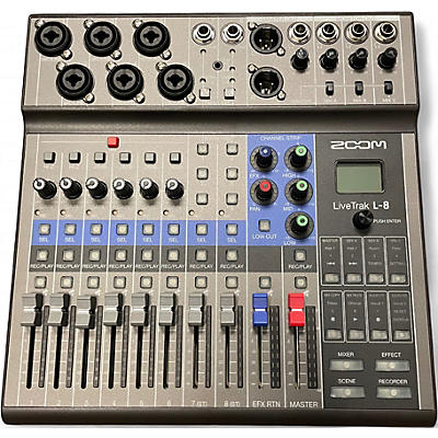 Used Zoom Livetrak L-8 Powered Mixer