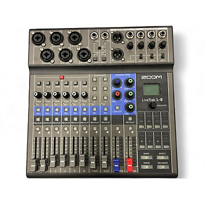 Used Zoom Livetrak L-8 Powered Mixer