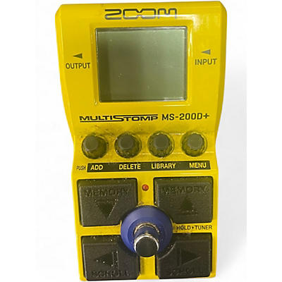 Used Zoom MS-200D+ MultiStomp Effect Pedal