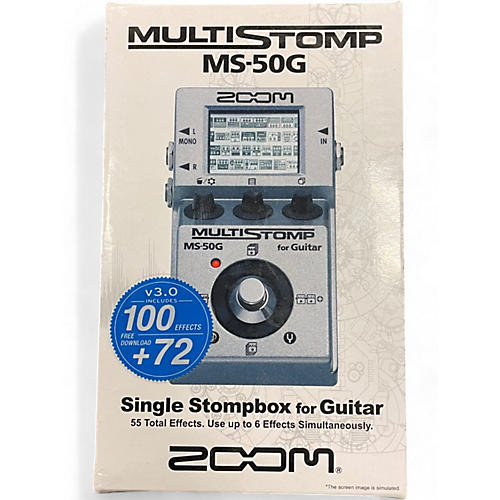 Zoom Used Zoom MS-50G MULTISTOMP Effect Processor