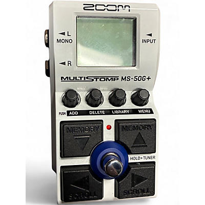 Used Zoom MS-50G+ MultiStomp Effect Processor