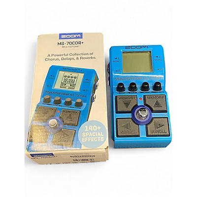 Used Zoom MS-70CDR+ MULTISTOMP Effect Processor