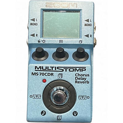 Used Zoom MS-70CDR MultiStomp Chorus/Delay/Reverb Effect Processor