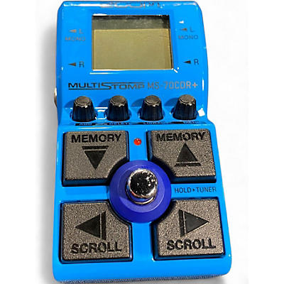 Used Zoom MS-70CDR+ Multistomp Effect Processor