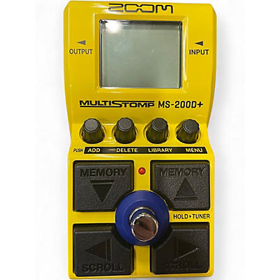 Used Zoom MS200D+ MULTISTOMP Effect Pedal