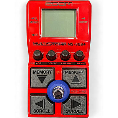 Used Zoom MS60B+ BASS MULTISTOMP Effect Processor