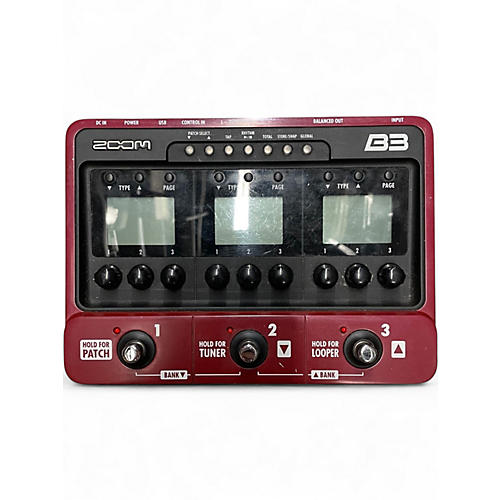 Used Zoom MS60B+ Bass Effect Pedal