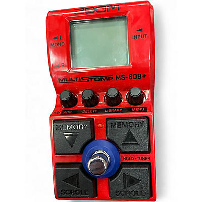 Used Zoom MULTISTOMP MS-60B+ Bass Effect Pedal